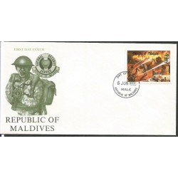 Malediwy 1985, Straż pożarna. FDC