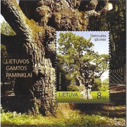 Litwa 2010, Dąb w Stalmujży, flora, drzewo **