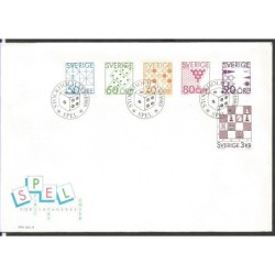 Szwecja 1985, Szachy. FDC