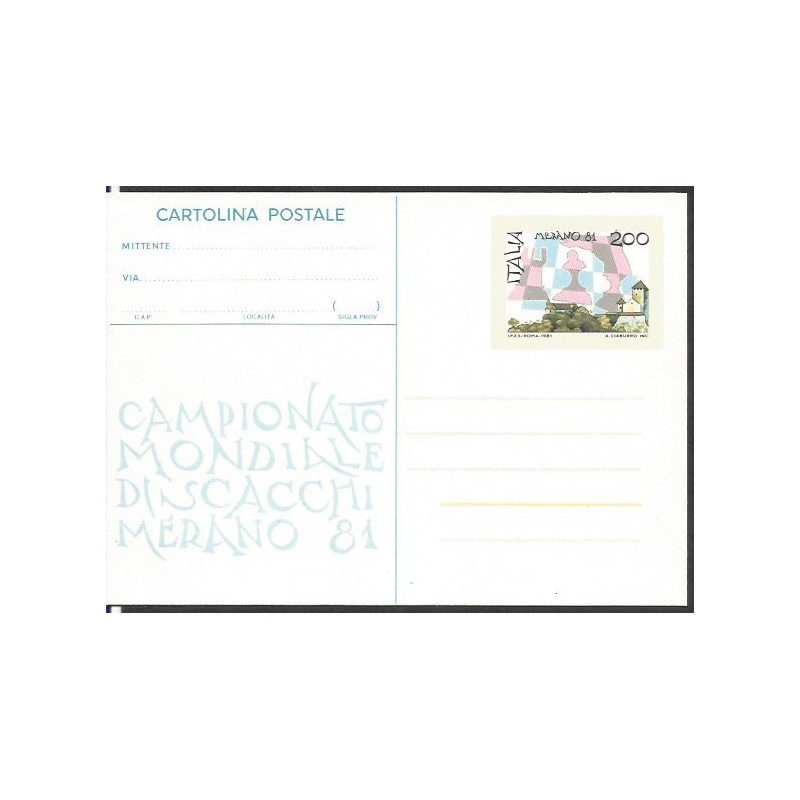 Włochy 1981, Szachy. Cp