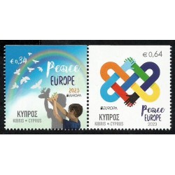 Cypr 2023, EUROPA CEPT: pokój. Parka z zeszyciku **