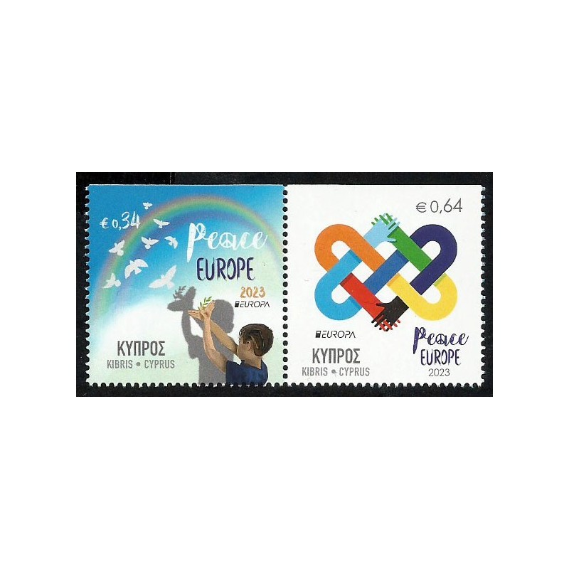 Cypr 2023, EUROPA CEPT: pokój. Parka z zeszyciku **