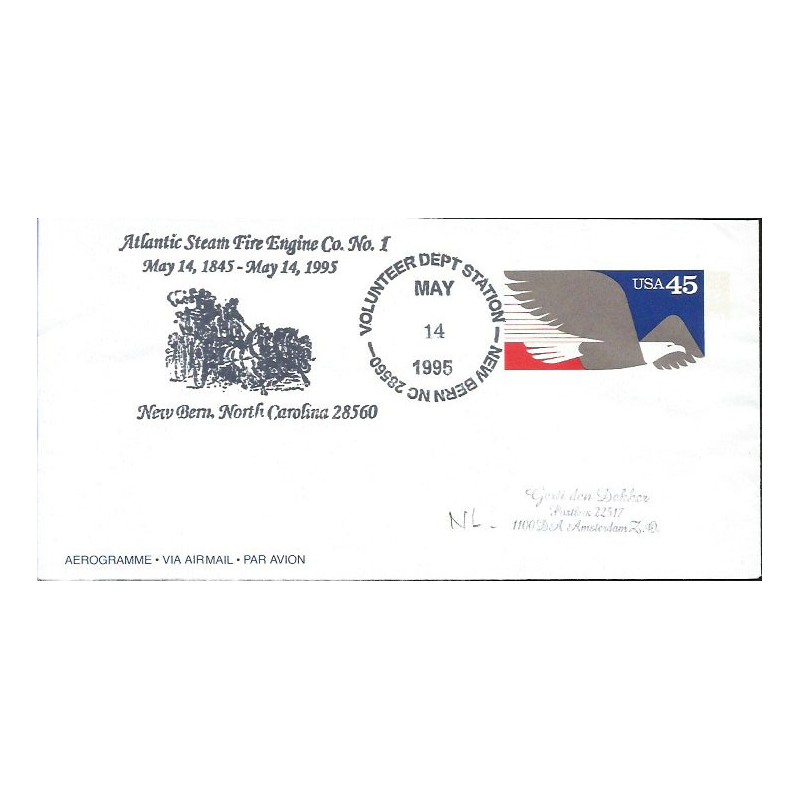 USA 1995, Straż pożarna. New Bern