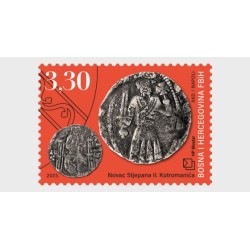 Bośnia 2023, Moneta, książę Stefan Kotromanić **