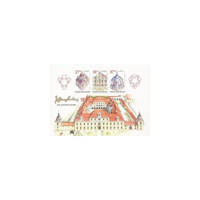 Czechy 2023, Architektura, A. S. Aichel, kościoły **