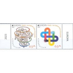 Azerbejdżan 2023, EUROPA CEPT: pokój, 2 x 0,50 **