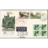 Japonia 1975, Kolej, lokomotywy. FDC z obiegu