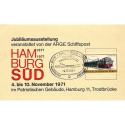 Niemcy 1971, Kolej, statek. Hamburg