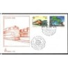 Włochy 1988, EUROPA CEPT: kolej, telekomunikacja. FDC