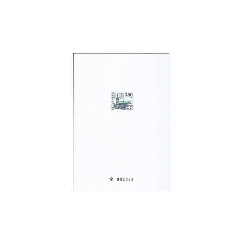 Słowacja 2000, Bardejów. Czarnodruk