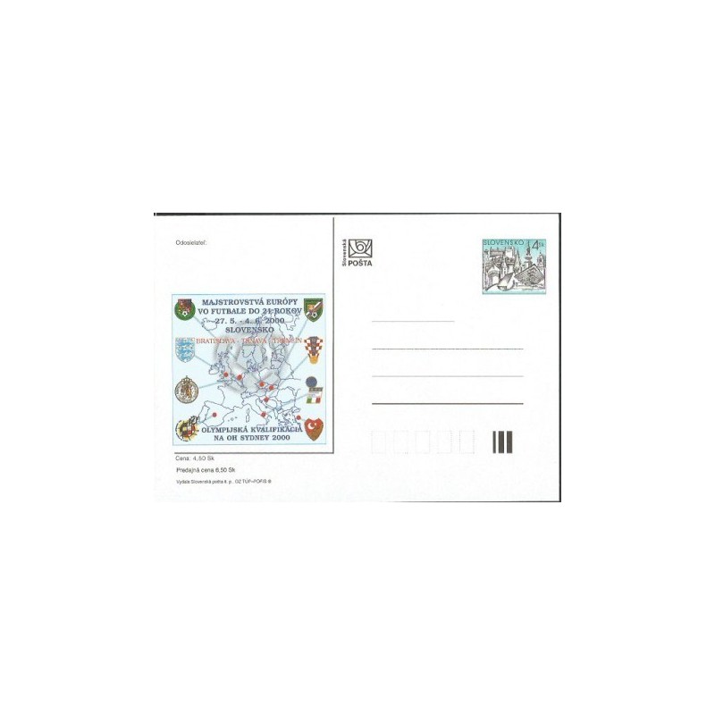 Słowacja 2000, Piłka nożna, ME U21. Cp