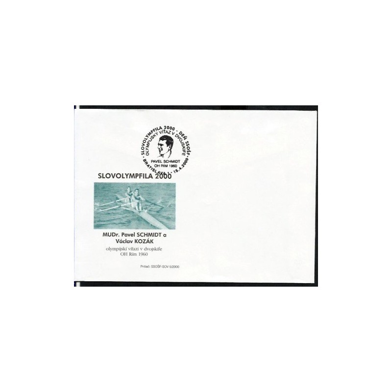Słowacja 2000, WF Olympfila, olimpiada. Koperta