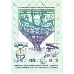 Słowacja 2001, Mosty. Karnet z Węgrami