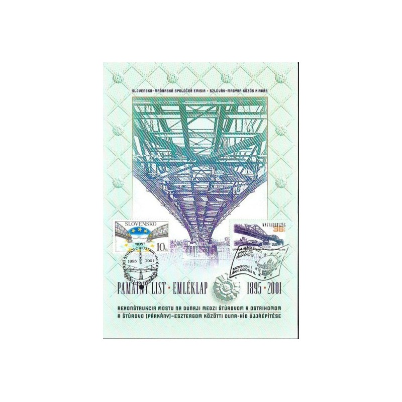 Słowacja 2001, Mosty. Karnet z Węgrami
