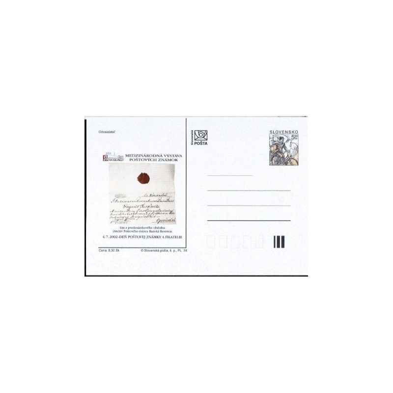 Słowacja 2002, Dzień znaczka. Cp