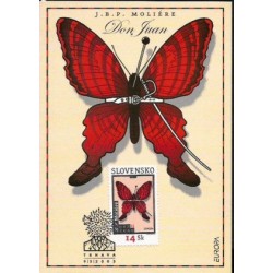 Słowacja 2003, Teatr, Molier, motyl. Karta maksimum