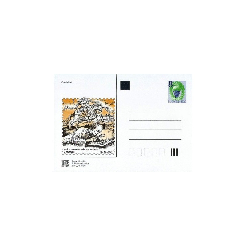 Słowacja 2004, Dzień znaczka. Winorośl. Cp