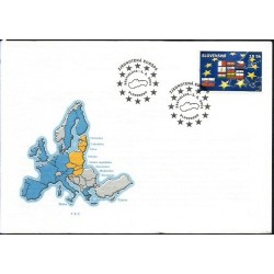 Słowacja 2004, Unia Europejska, Polska. FDC