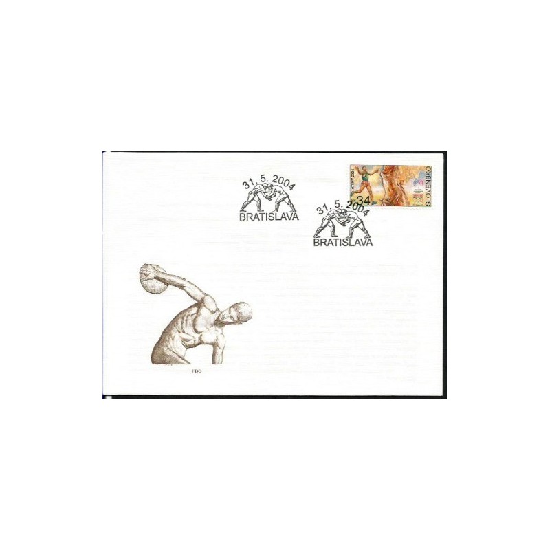 Słowacja 2004, Olimpiada Ateny. FDC