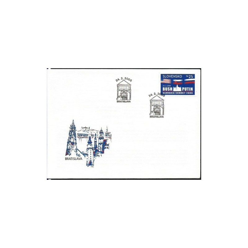 Słowacja 2005, Polityka, prezydent Bush i Putin. FDC
