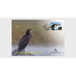 Estonia 2025, Ptaki: kormoran. FDC