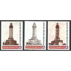 2022 Personalizowany, Latarnia morska Niechorze. 3 znaczki **