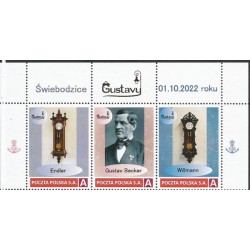 2022 Personalizowany, Świebodzice, Gustaw Becker, zegar, zegary. Pasek **