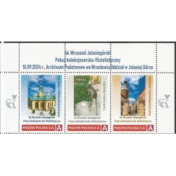 2024 Personalizowany, Jelenia Góra, pokaz kolekcjonersko-filatelistyczny. Pasek **