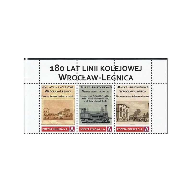 2024 Personalizowany, Kolej, Wrocław, Legnica. Pasek **