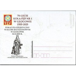 Kartka PZF Wrocław 2025, Głogów, Święta Barbara