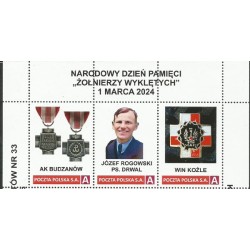 2024 Personalizowany, Kędzierzyn-Koźle, żołnierze wyklęci, WIN, AK. Pasek **