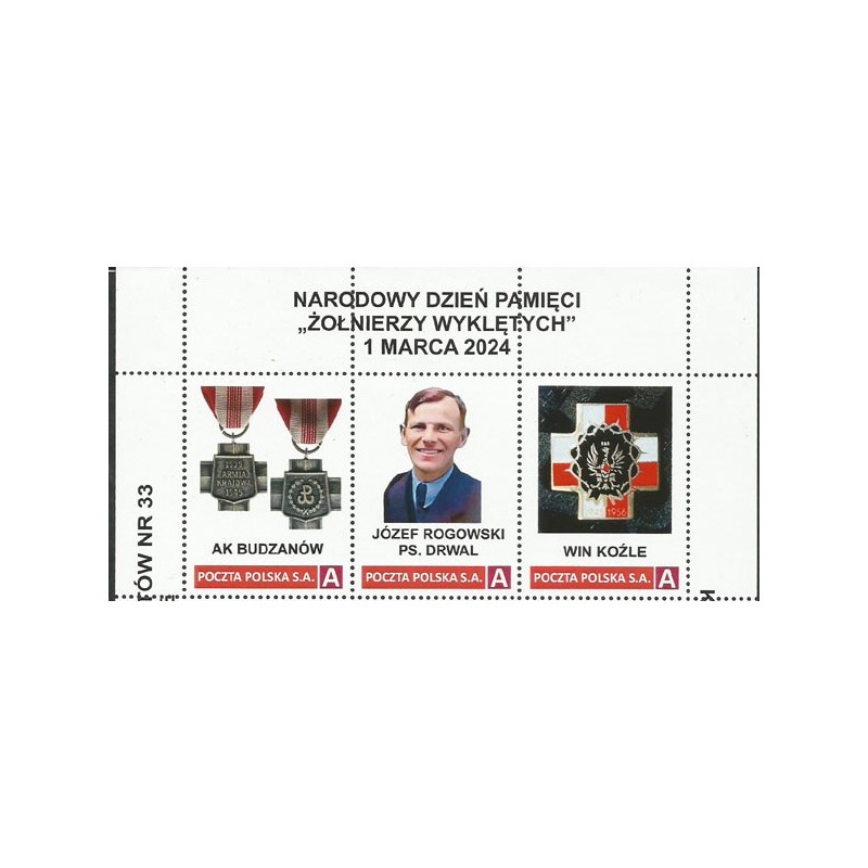 2024 Personalizowany, Kędzierzyn-Koźle, żołnierze wyklęci, WIN, AK. Pasek **