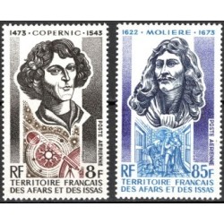 Afars et Issas 1973, Mikołaj Kopernik i Molier, astronomia **
