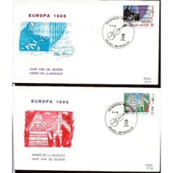 Belgia 1985, EUROPA CEPT: Muzyka. FDC