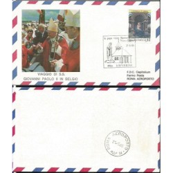 Belgia 1985, Papież Jan Paweł II. Lot