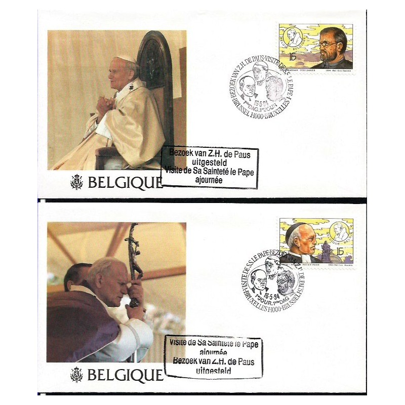 Belgia 1994, Papież Jan Paweł II. FDC