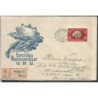 Węgry 1950, Światowy Związek Pocztowy UPU. FDC polecone
