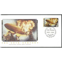 Wyspy Marshalla 1998, Pożar, sterowiec, Graf Zeppelin. FDC