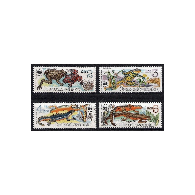 Czechosłowacja 1989, WWF: gady i płazy **