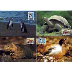 Ekwador 1992, WWF: fauna. Karty maksimum