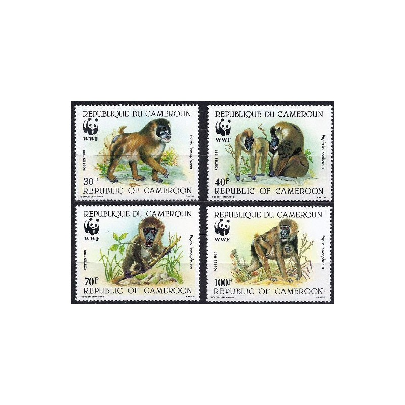 Kamerun 1988, WWF: małpy **