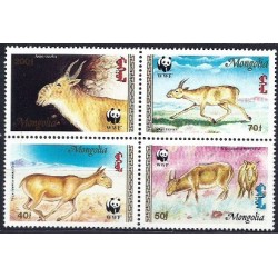 Mongolia 1995, WWF: antylopa suhak **