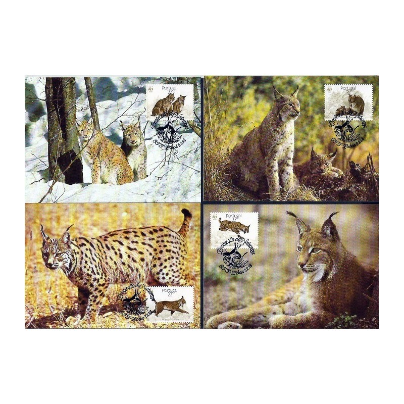 Portugalia 1988, WWF: ryś. Karty maksimum