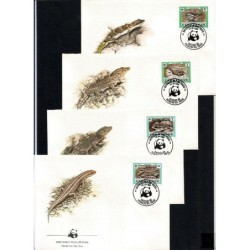 Rep. Zielonego Przylądka 1986, WWF: gad. FDC
