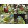 Saint Lucia 1987, WWF: ptak papuga amazonka. Karty maksimum