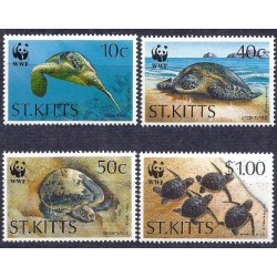 St Kitts 1995, WWF: żółwie **