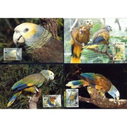 St Vincent 1989, WWF: ptak papuga. Karty maksimum