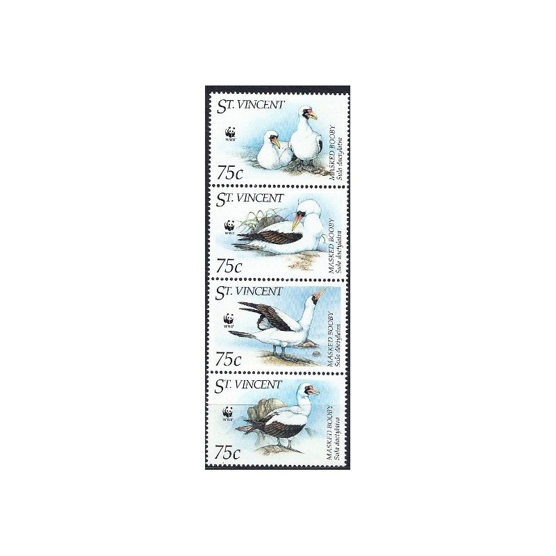 St Vincent 1995, WWF: ptak głuptak **
