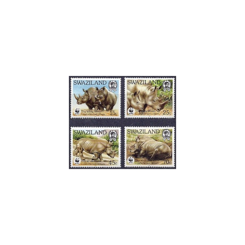 Suazi 1987, WWF: nosorożec **