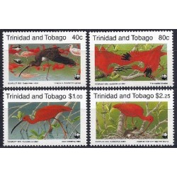 Trynidad i Tobago 1990, WWF: ptak ibis **
